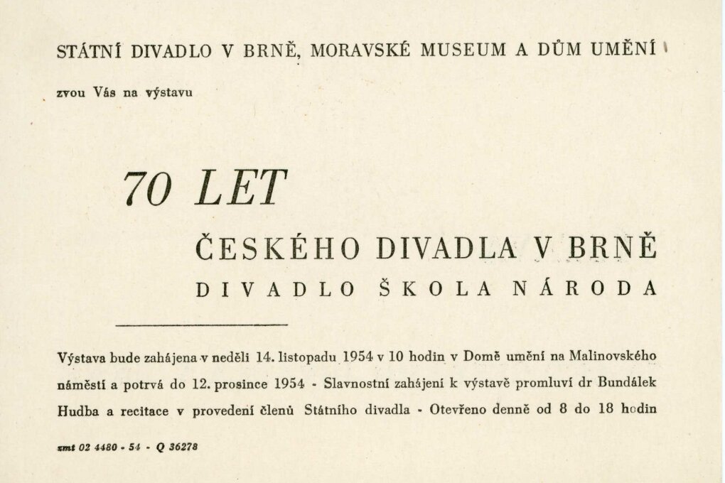 70 let českého divadla